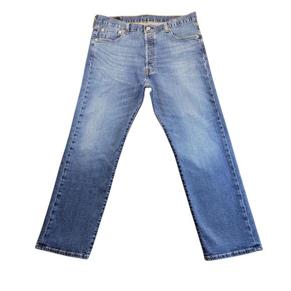 Vintage Levi's 501 Denim Jeans Mens 36x30 Blue Button Fly Single‎ Stitch - Picture 2 of 16
